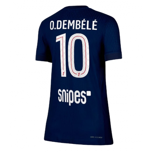 Billige Fotballdrakt Paris Saint-Germain Ousmane Dembele #10 Replika Hjemmedrakt Dame 2025-26 Kortermet Billige Fotballdrakt Paris Saint-Germain Ousmane Dembele #10 Replika Hjemmedrakt Dame 2025-26 Kortermet